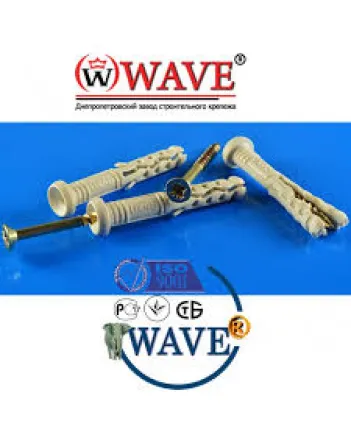 Дюбель пласт 6*40 Wave гриб Дюбель пласт 6*40 Wave гриб