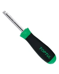 Вороток-отвертка 1/4" 150мм (резиновая ручка) Топтул