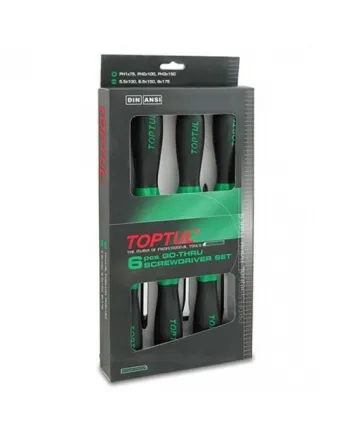 Набір викруток (з шестигранником ударних) 6 од. Toptul Набір викруток (з шестигранником ударних) 6 од. Toptul