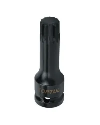 Головка ударная 1/2" SPLINE M16 L77мм Toptul