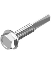 Саморез шестигранная головка по метелку с удлин. буром 5,5*25 б\ш TEX-HL