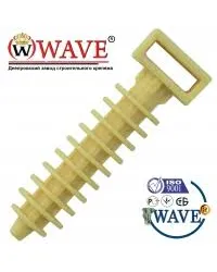 Дюбель пласт 8*40 Wave пластинчатый под кабельную стяжку (п100)