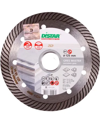 Круг алмазний 125 Distar 1A1R Gres Master Круг алмазний 125 Distar 1A1R Gres Master
