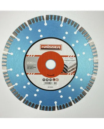 Диск алмазний Segment/Turbo CONCRETE EXPERT 230x3,0x12x22,23 HAISSER