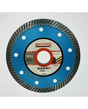 Диск алмазний Turbo CONCRETE PRO 125x2.4x10x22.23 HAISSER