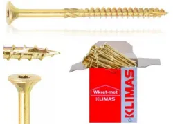 Шуруп плотничный с потайной головкой KMWHT TORX